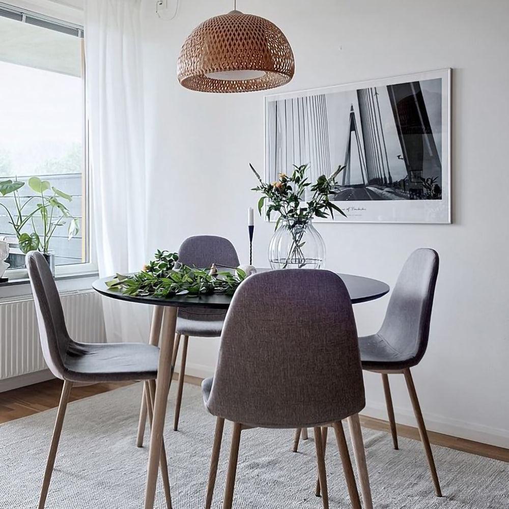 Bamboo Braided Pendant Lamp