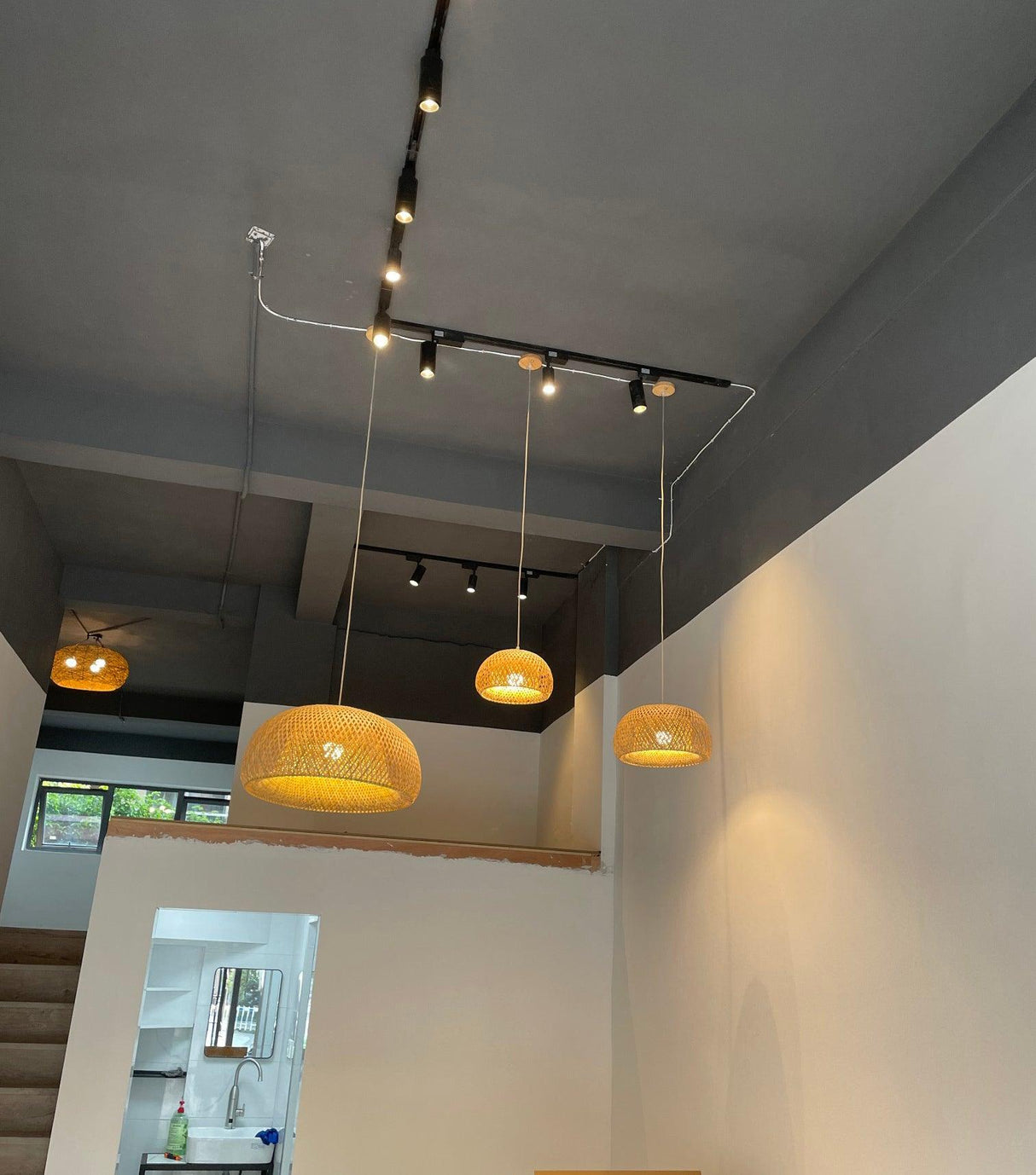 Bamboo Braided Pendant Lamp