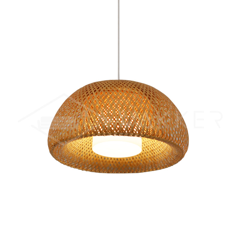 Bamboo Braided Pendant Lamp