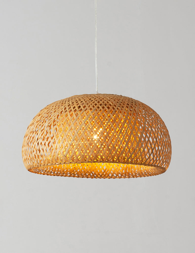 Bamboo Braided Pendant Lamp