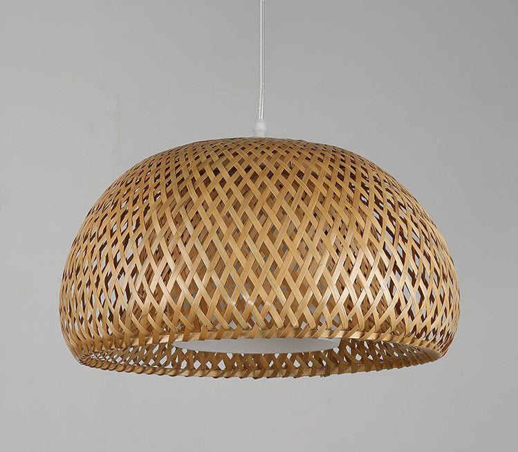 Bamboo Braided Pendant Lamp