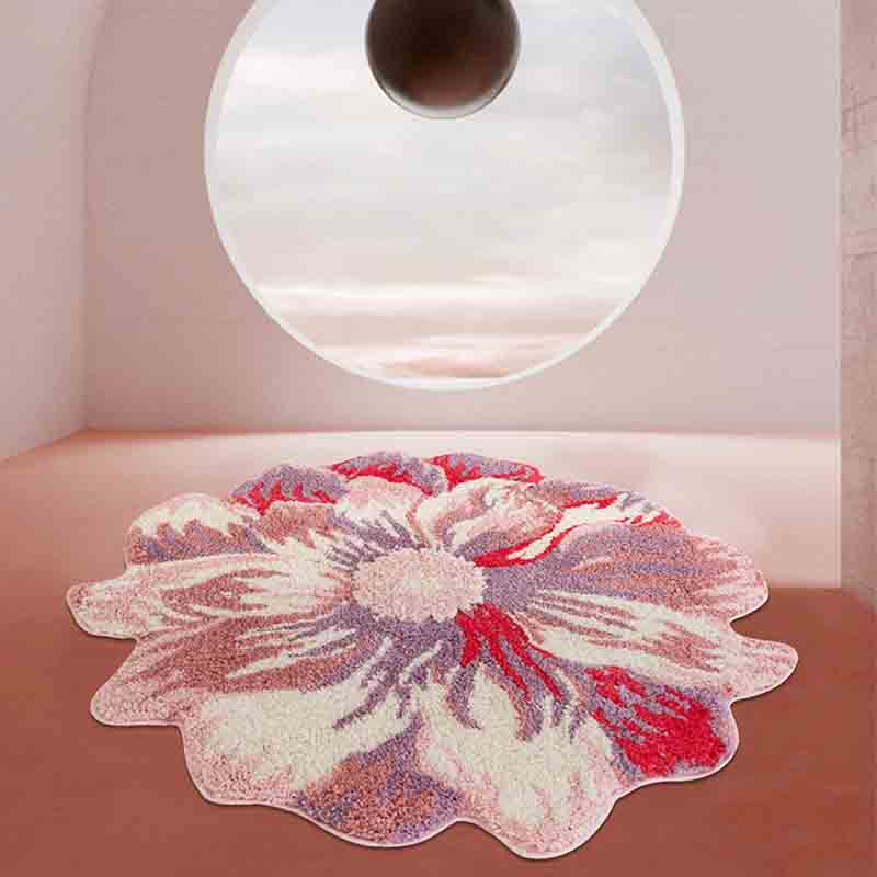Beautiful Large Flower Bedroom Mat