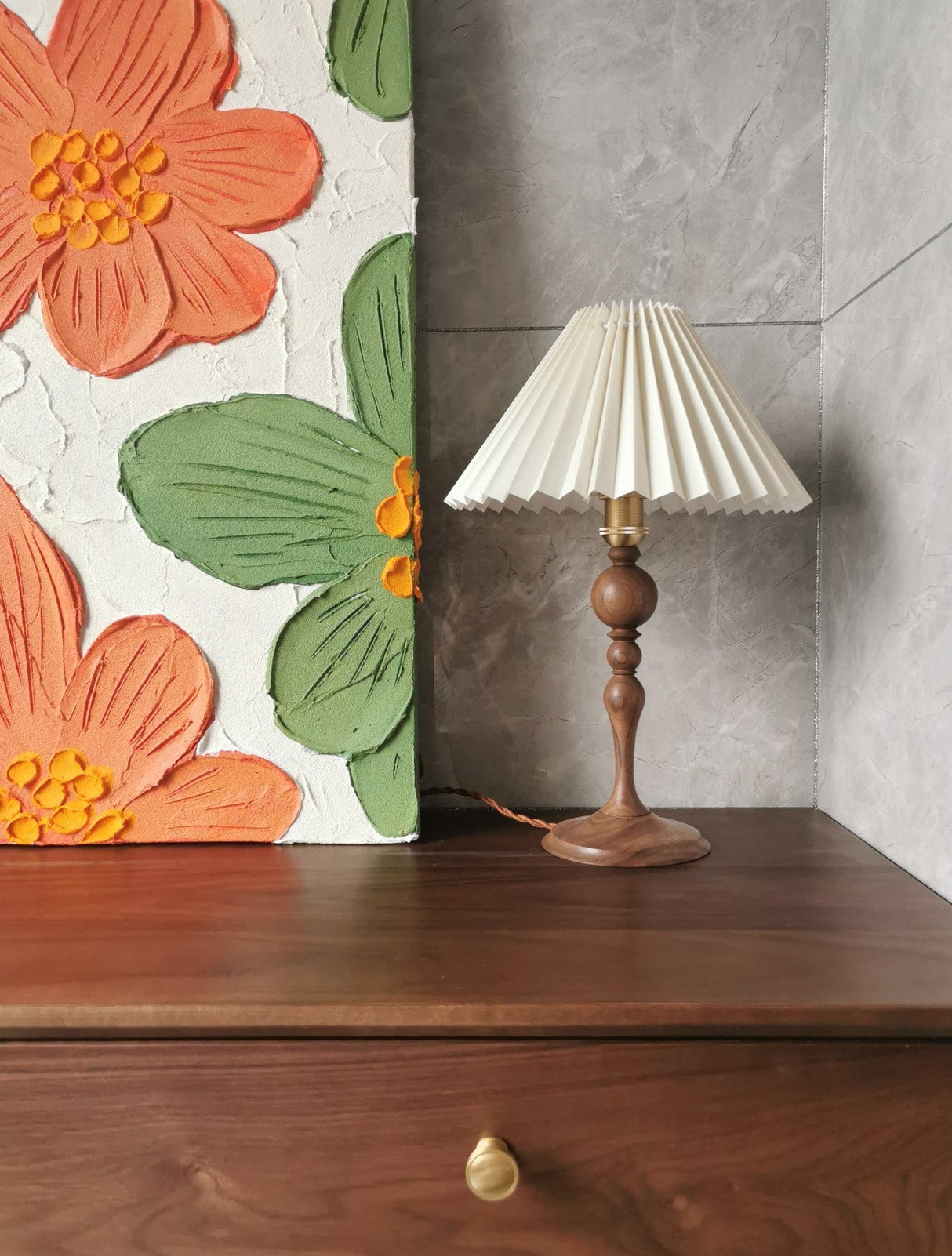 Bellini Wooden Turned Table Lamp