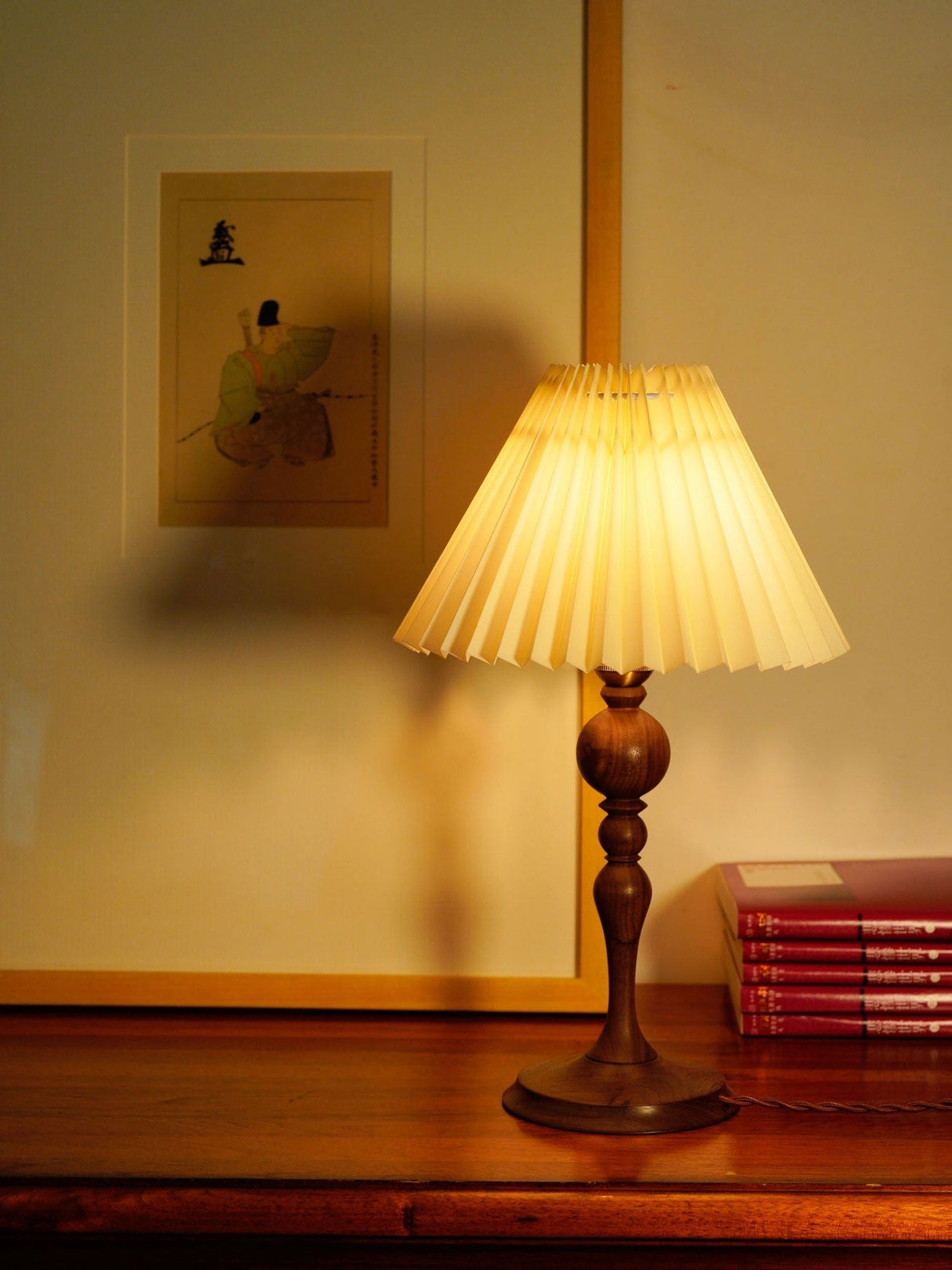 Bellini Wooden Turned Table Lamp