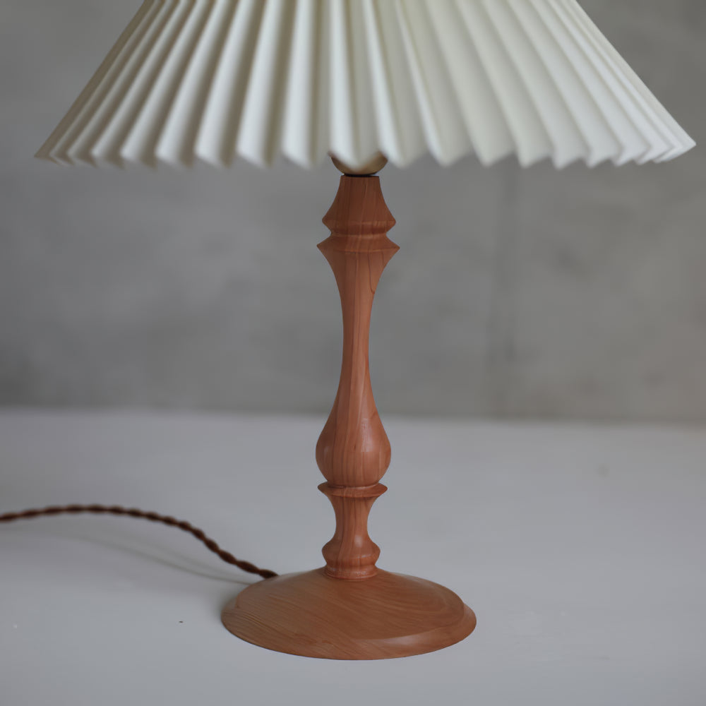 Bellini Wooden Turned Table Lamp