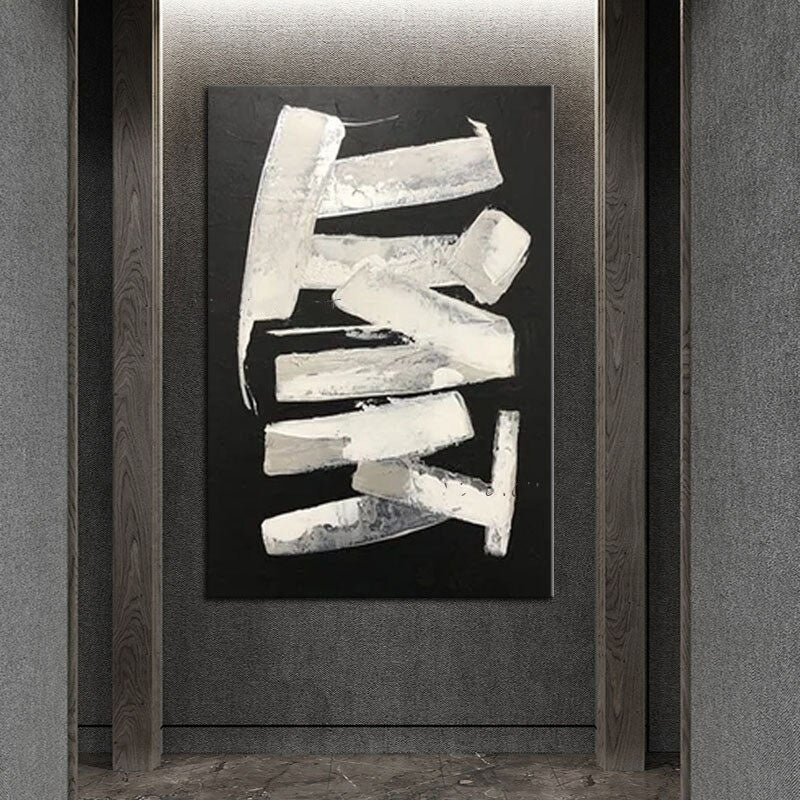 Bilboa Brushstroke Hand Painted Canvas