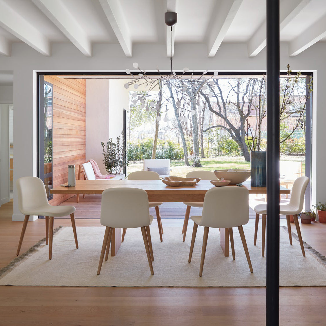 Black Heracleum Chandelier