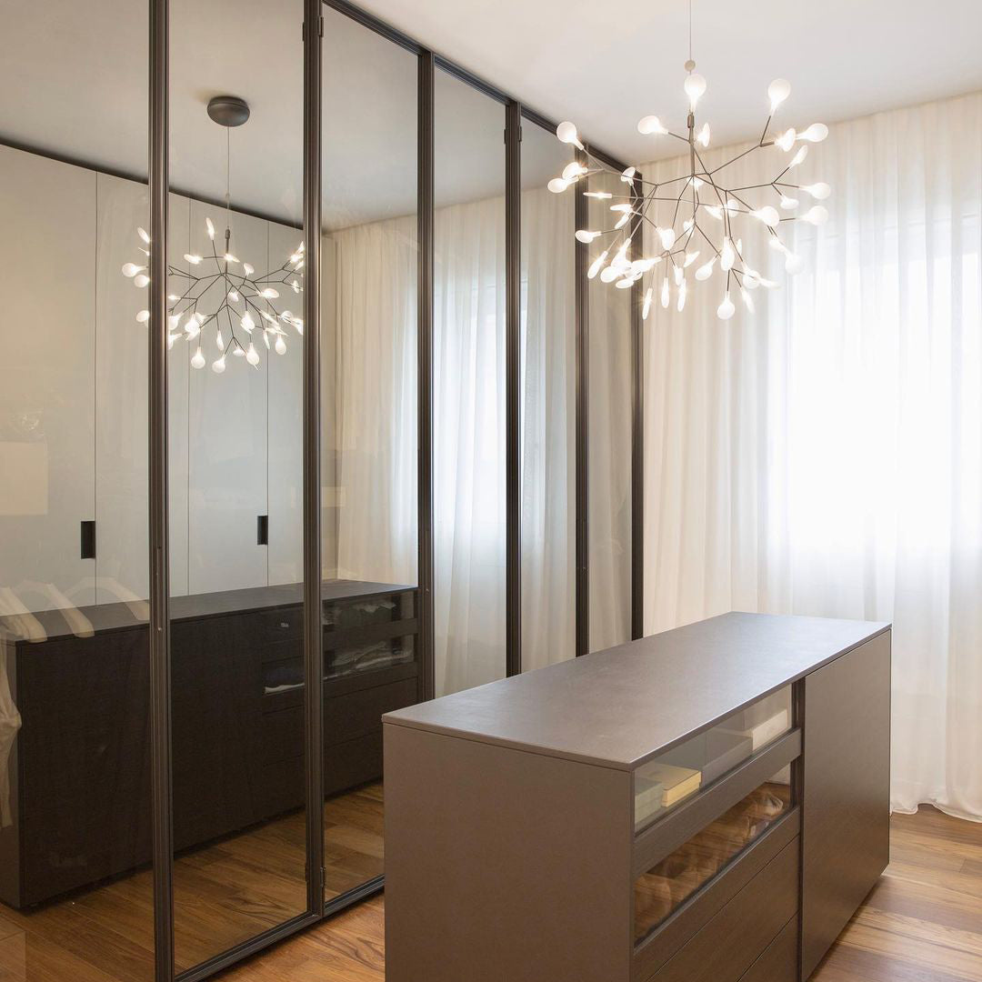 Black Heracleum Chandelier