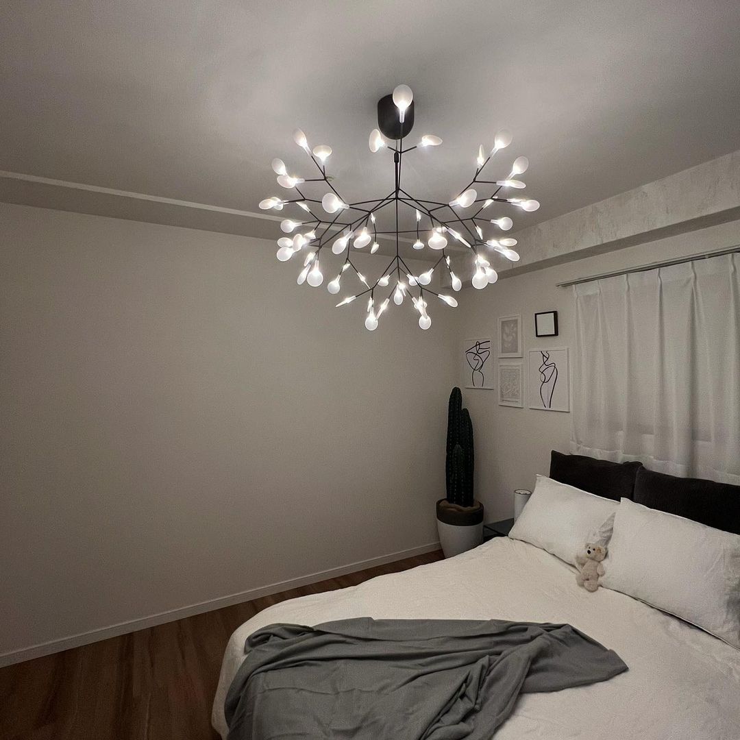 Black Heracleum Chandelier