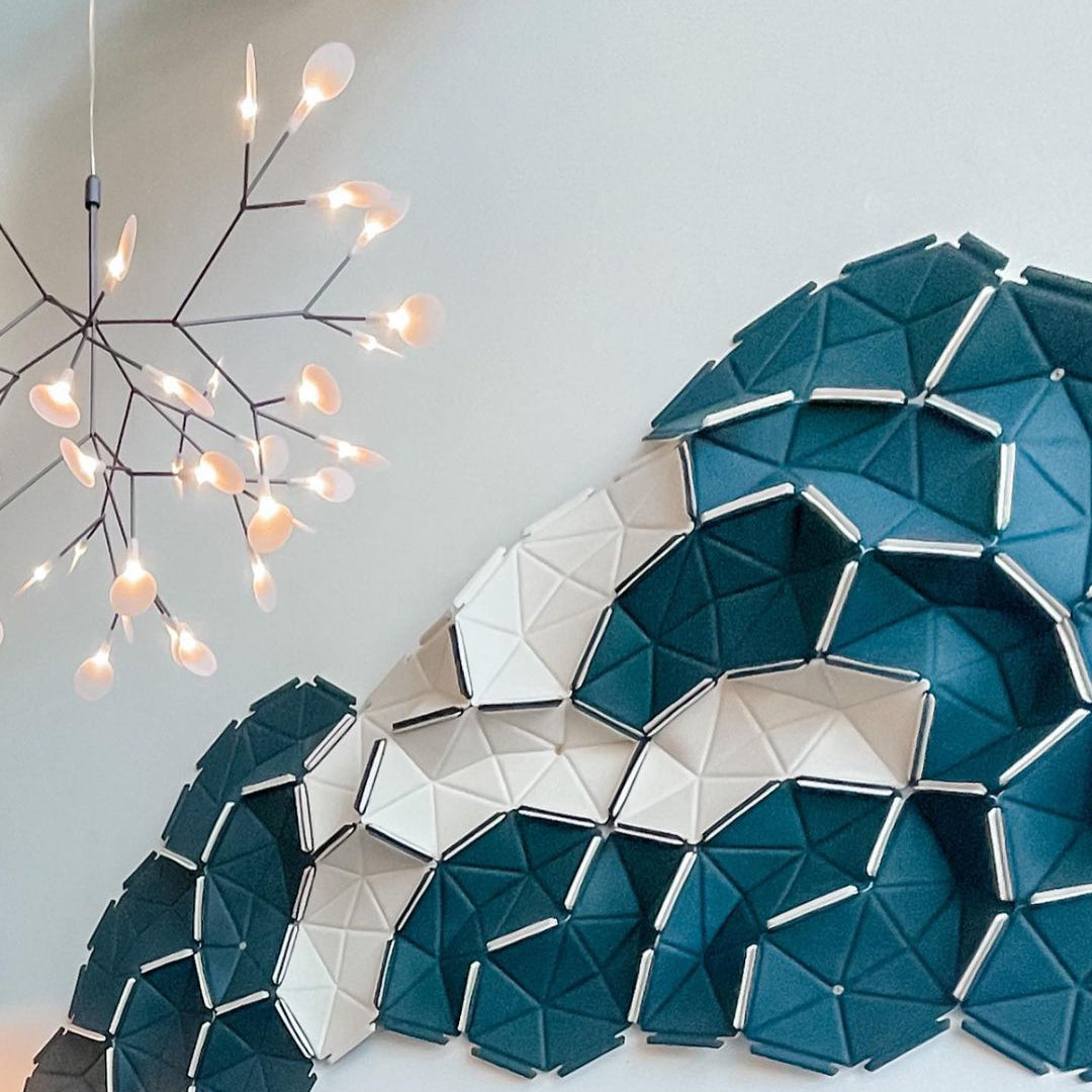 Black Heracleum Chandelier