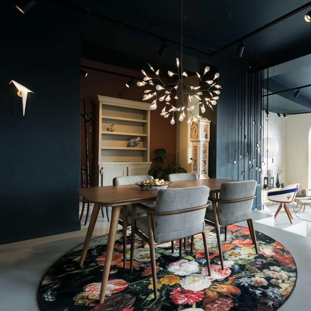 Black Heracleum Chandelier