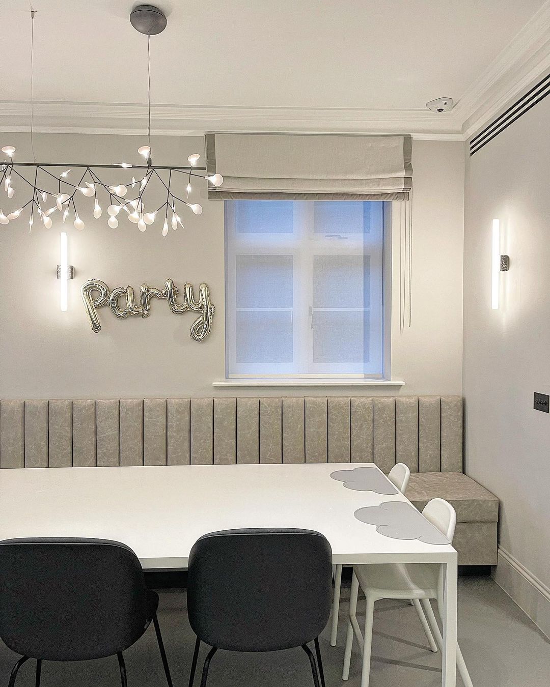 Black Heracleum Chandelier