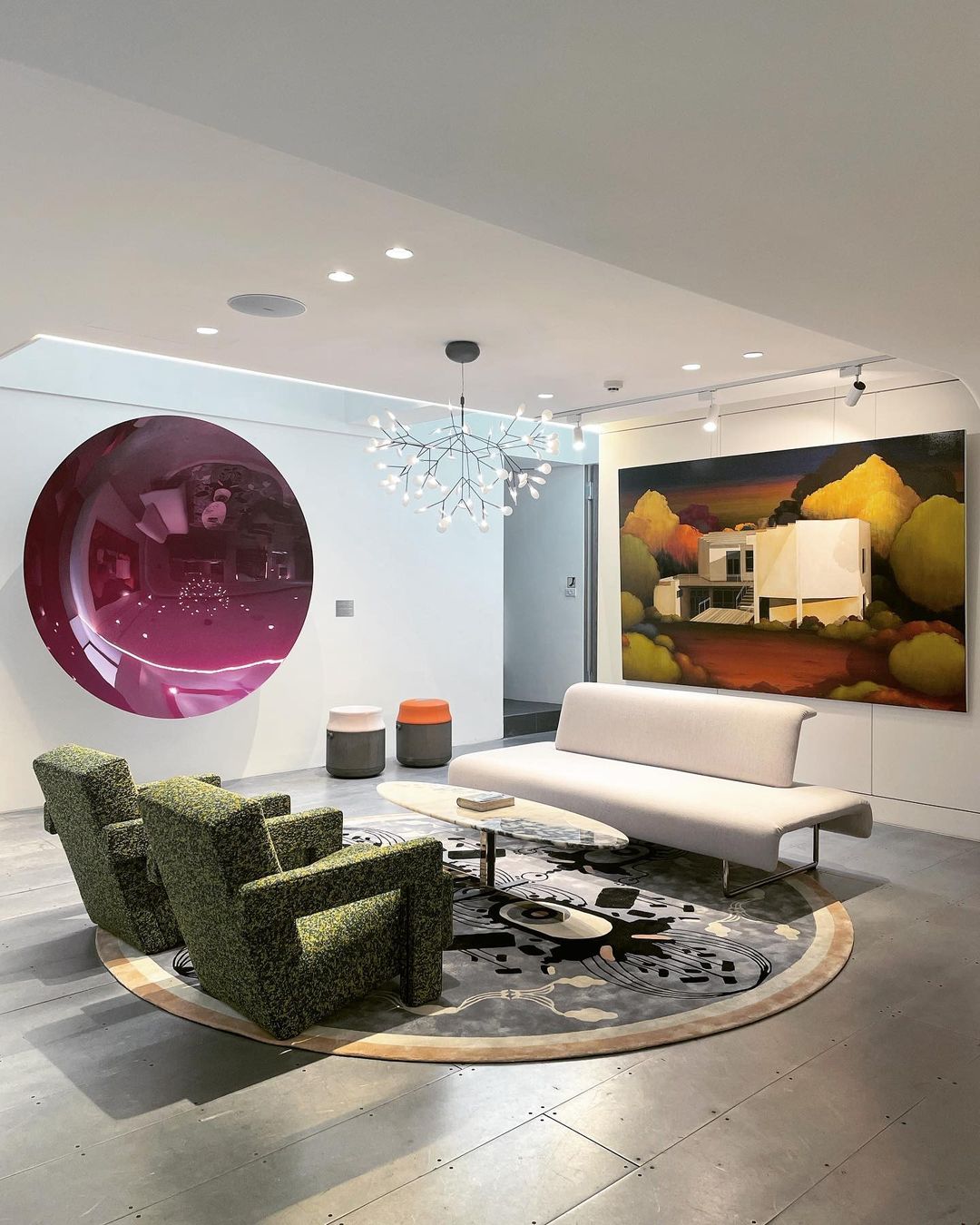 Black Heracleum Chandelier