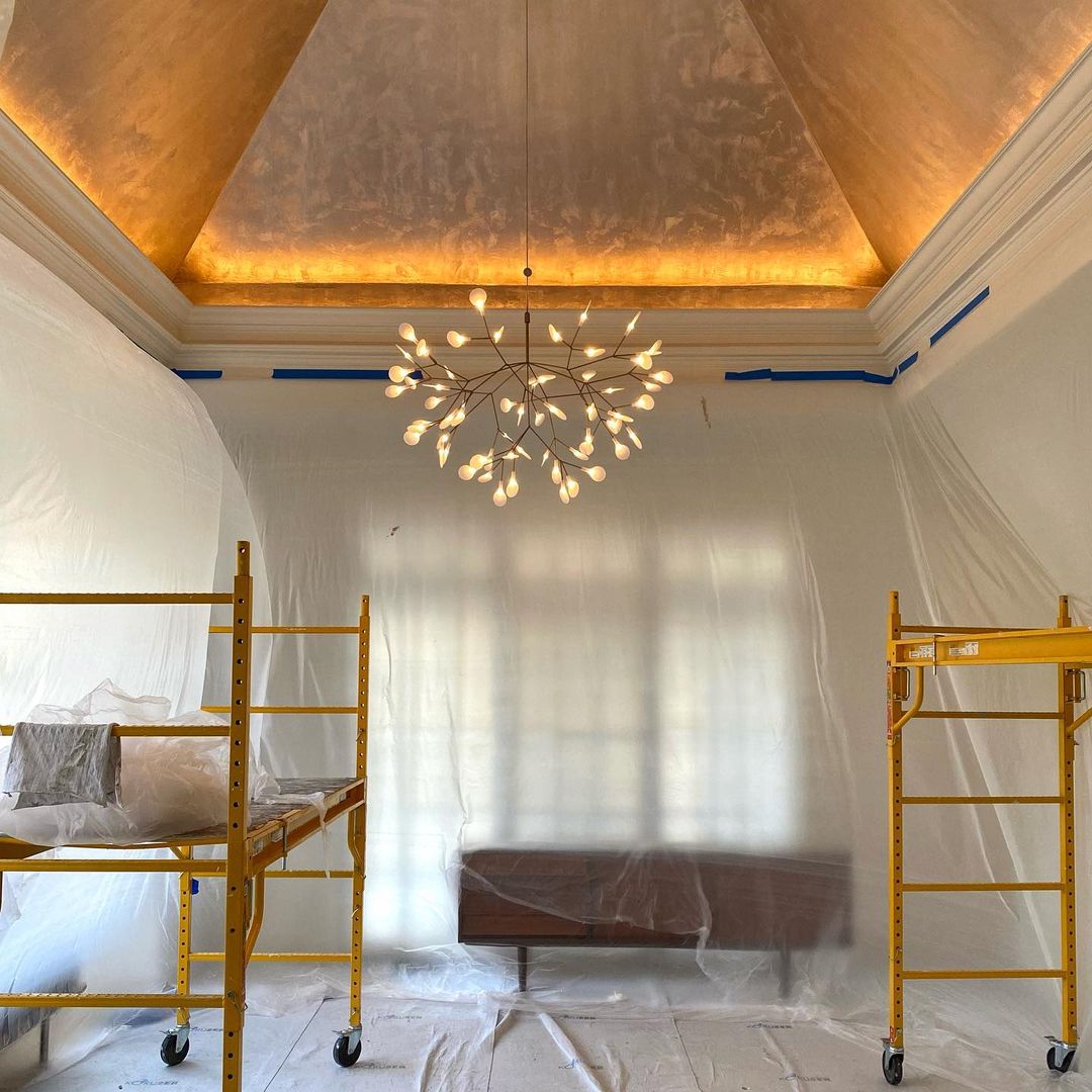 Black Heracleum Chandelier