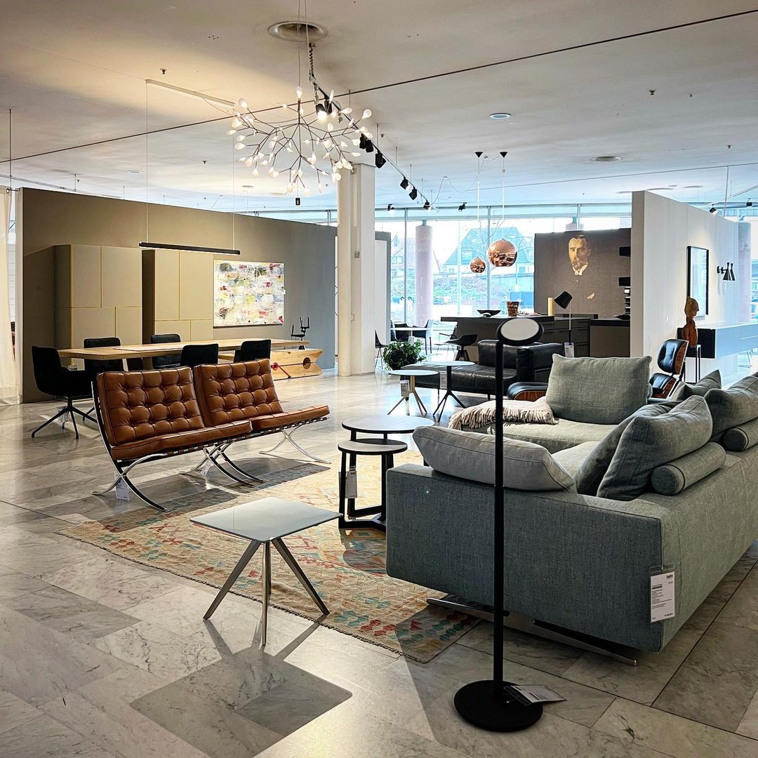 Black Heracleum Chandelier