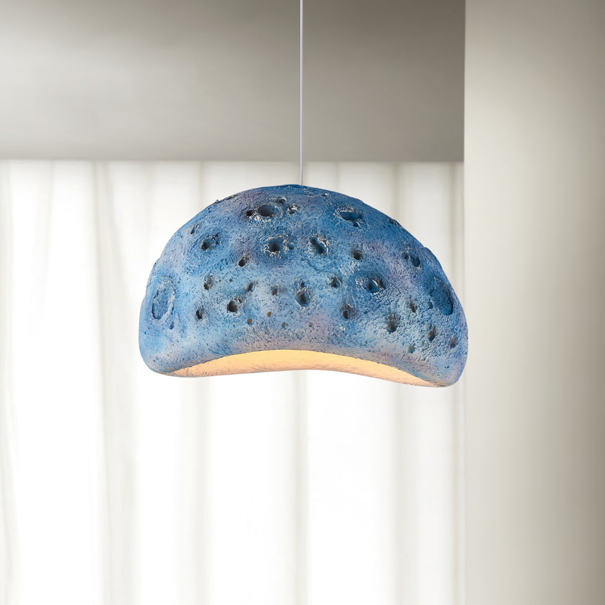 Blue Planet Moon Pendant Lamp