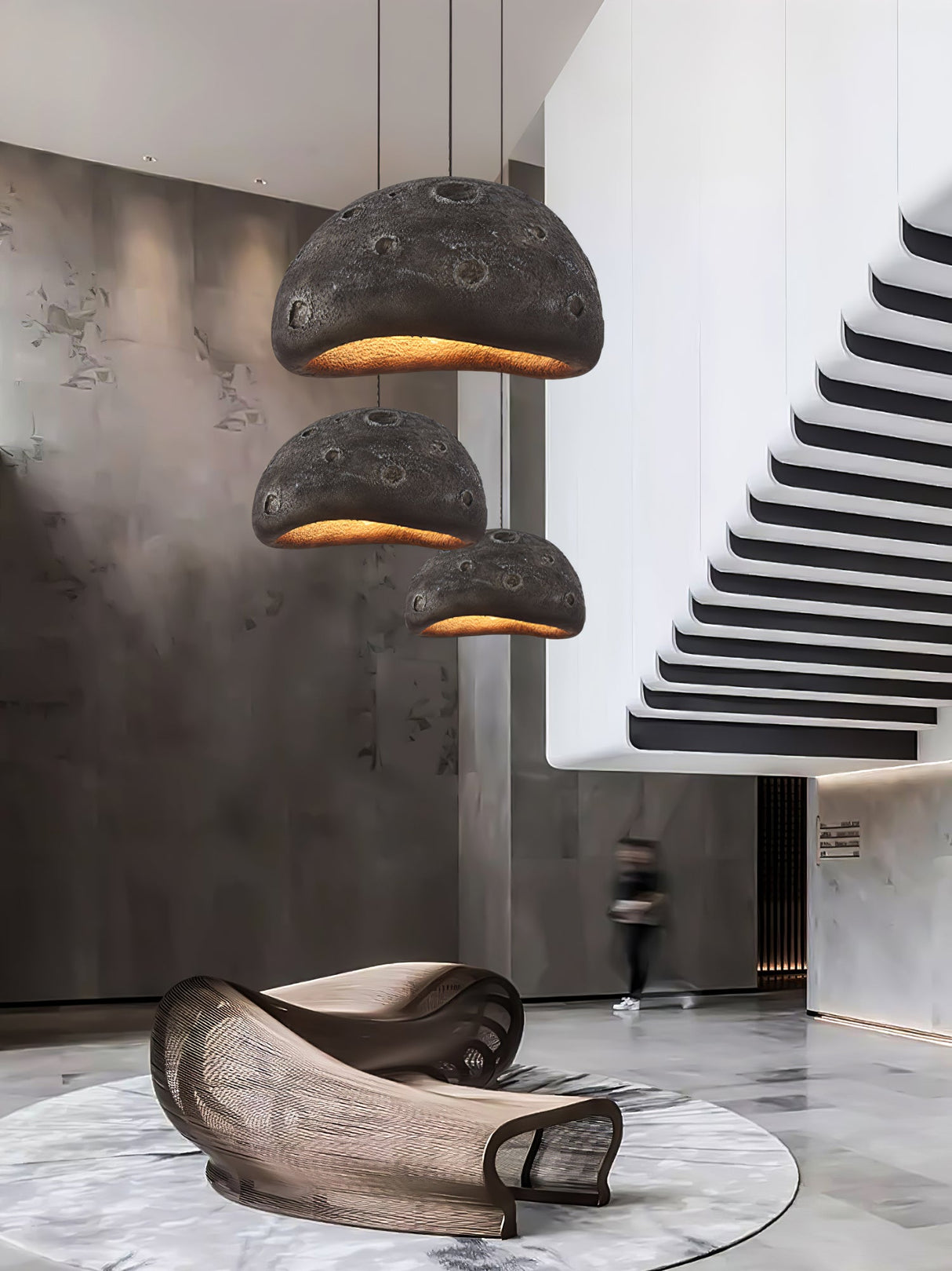 Blue Planet Moon Pendant Lamp