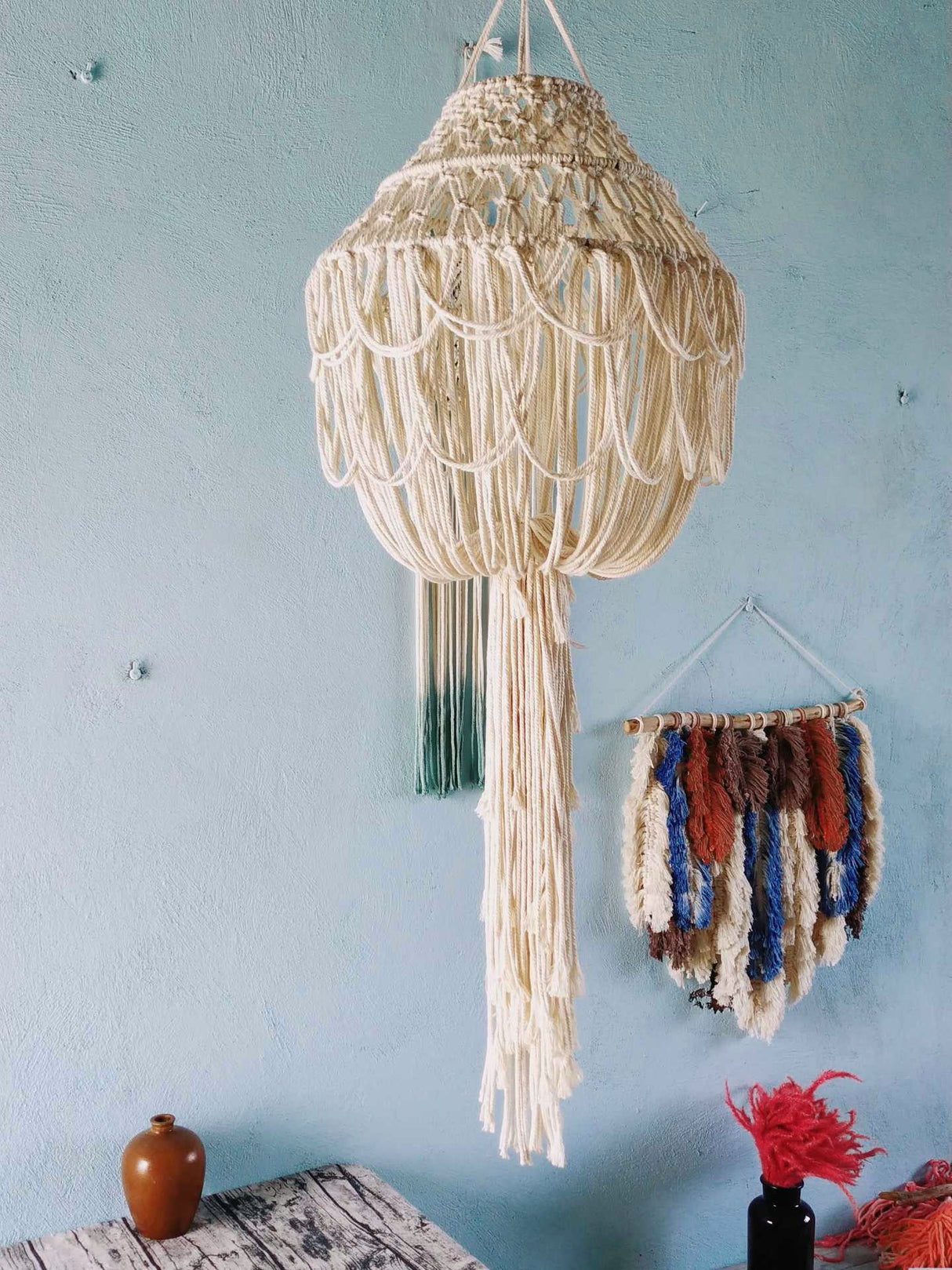 Boho Fringe Chandelier
