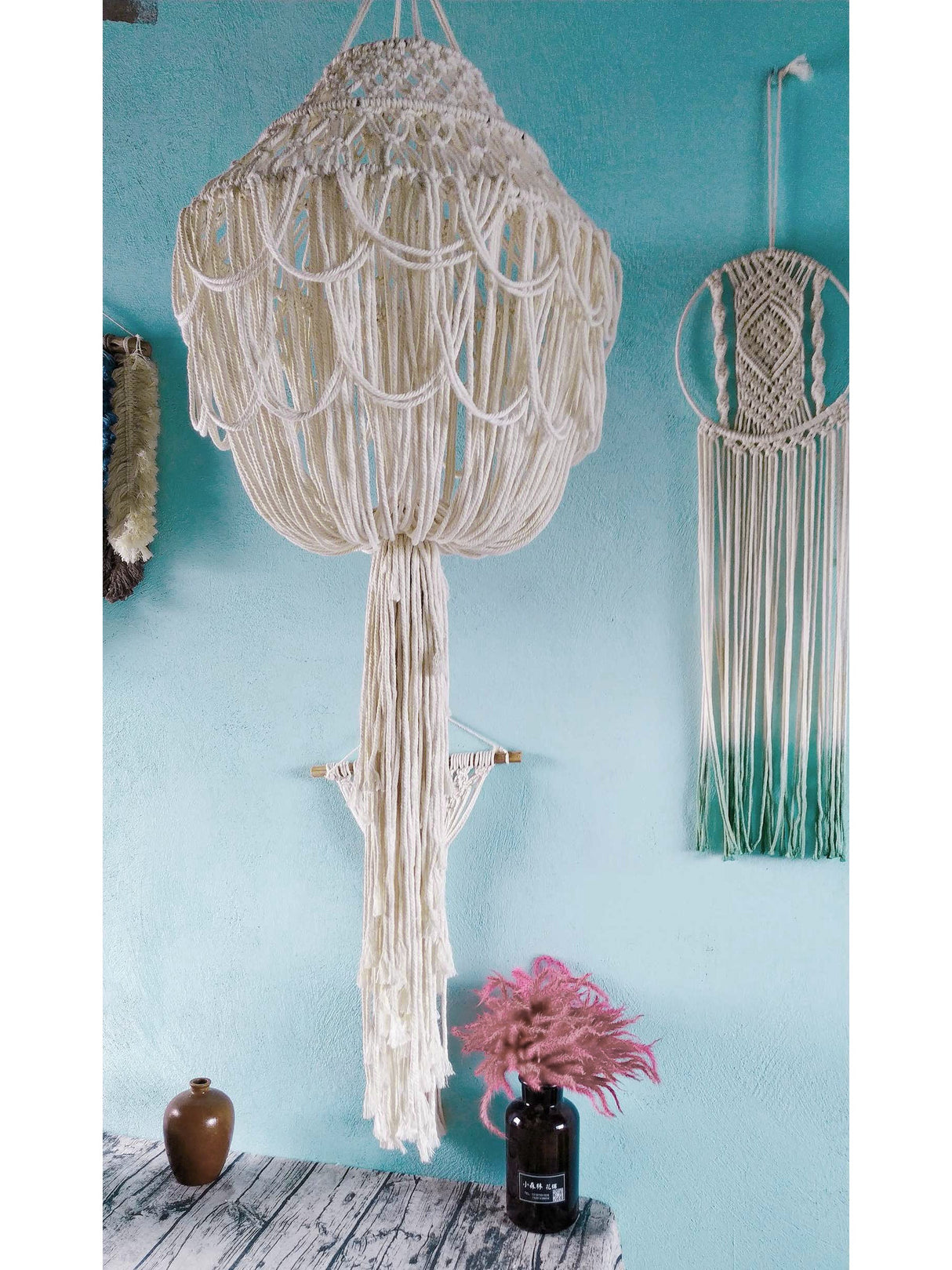 Boho Fringe Chandelier