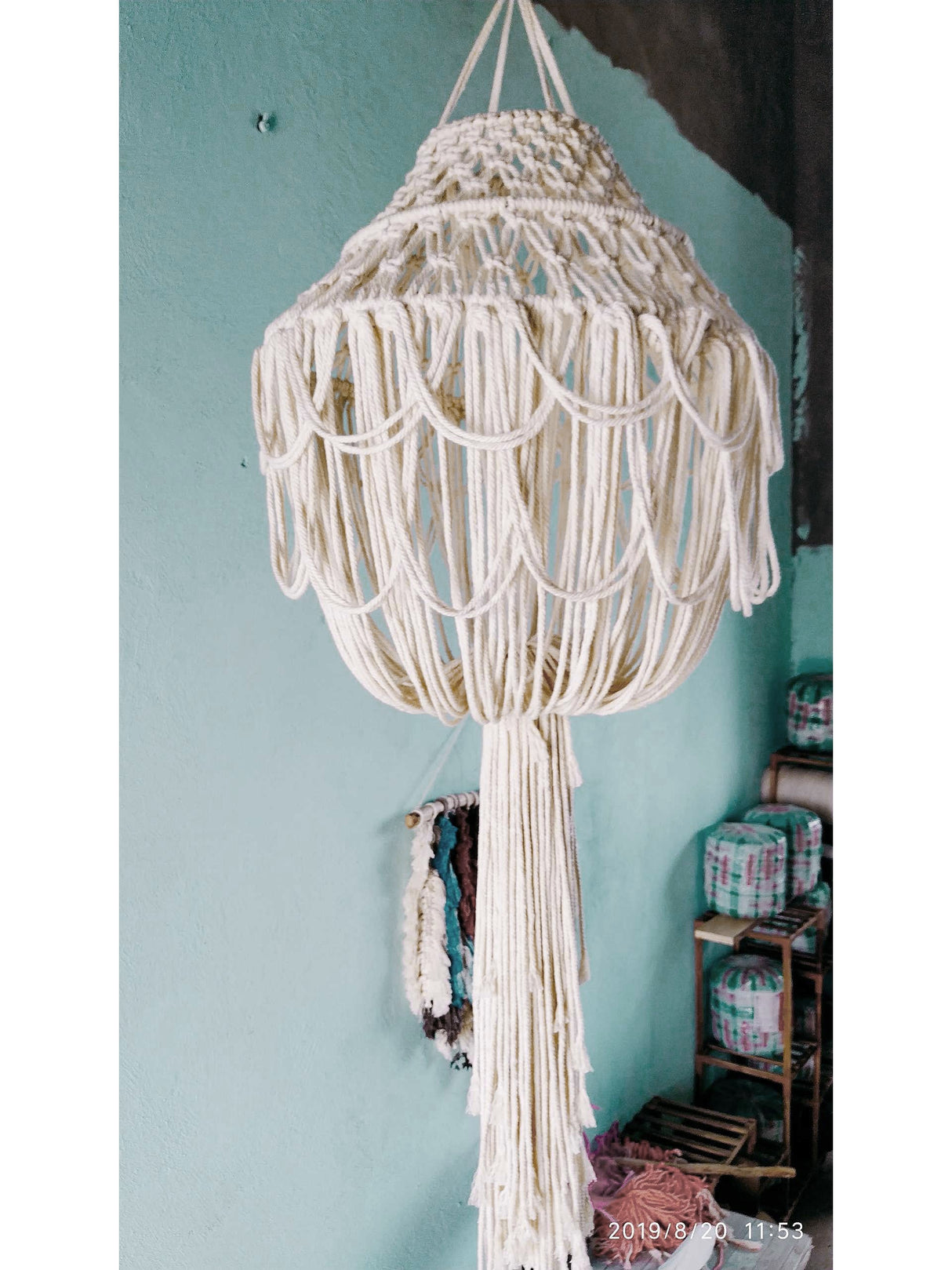 Boho Fringe Chandelier
