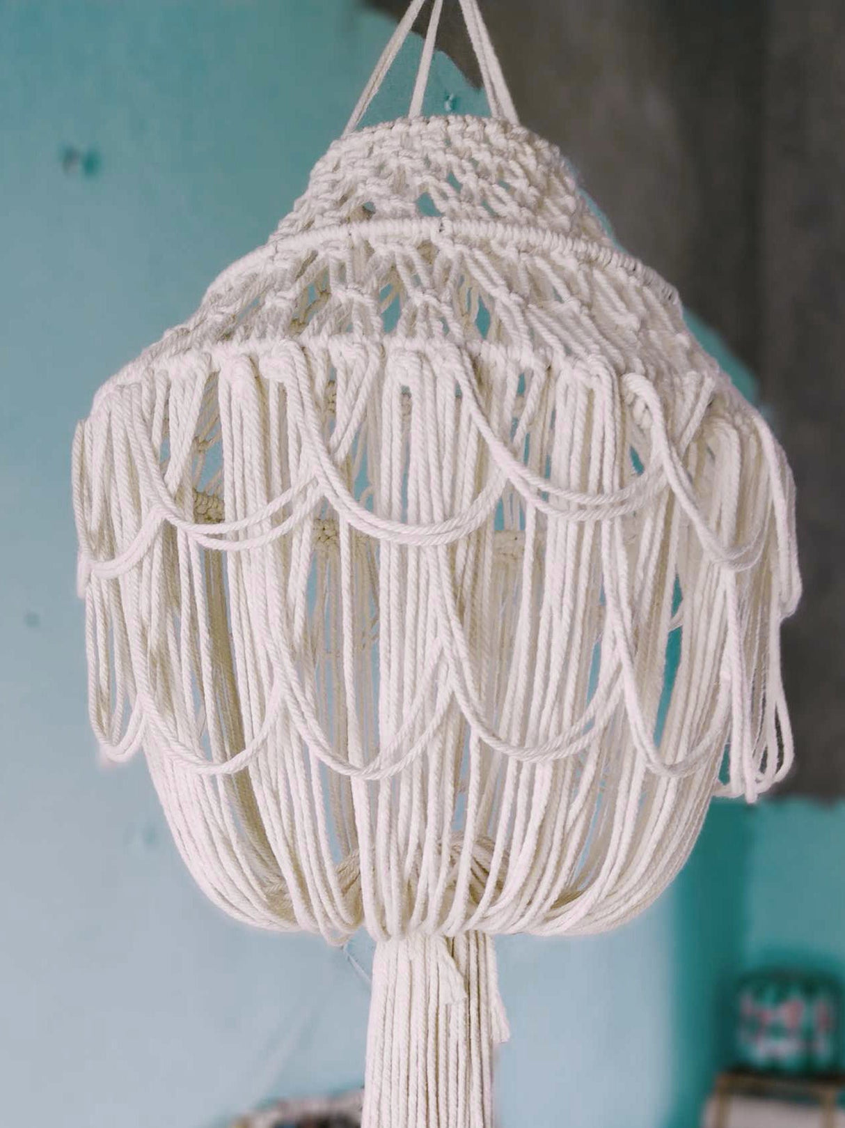 Boho Fringe Chandelier