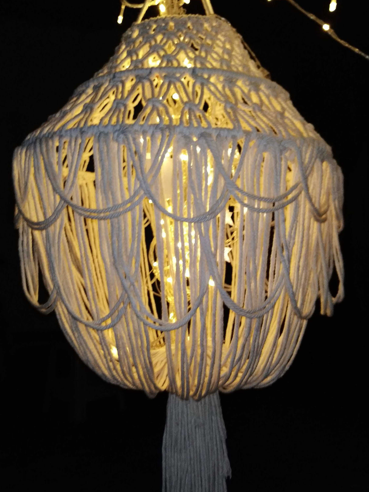 Boho Fringe Chandelier