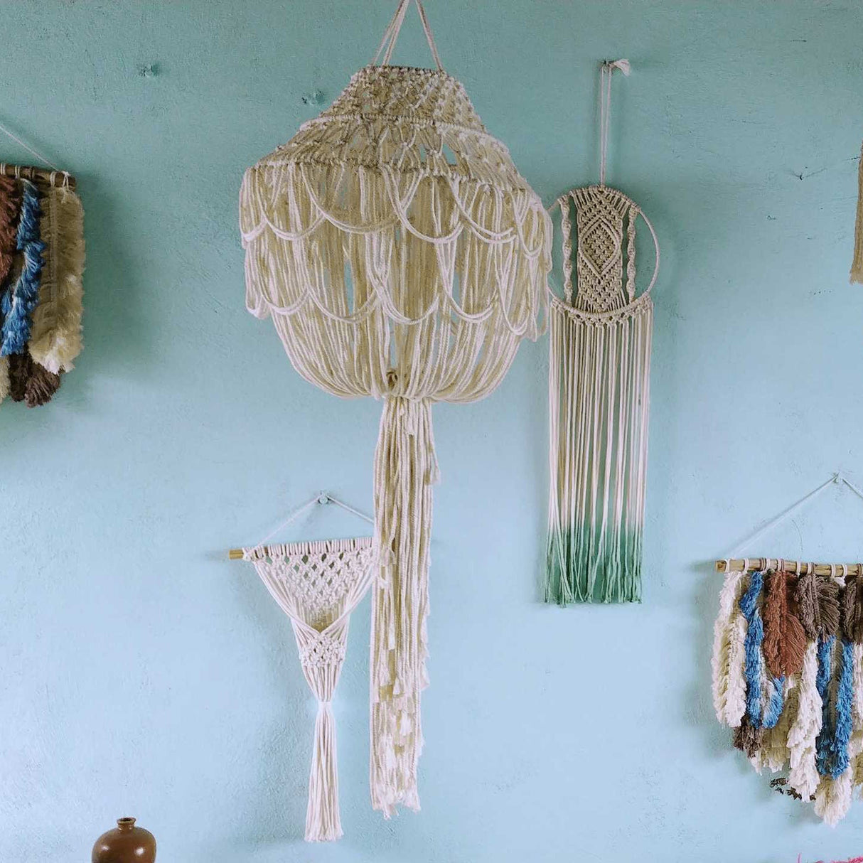 Boho Fringe Chandelier