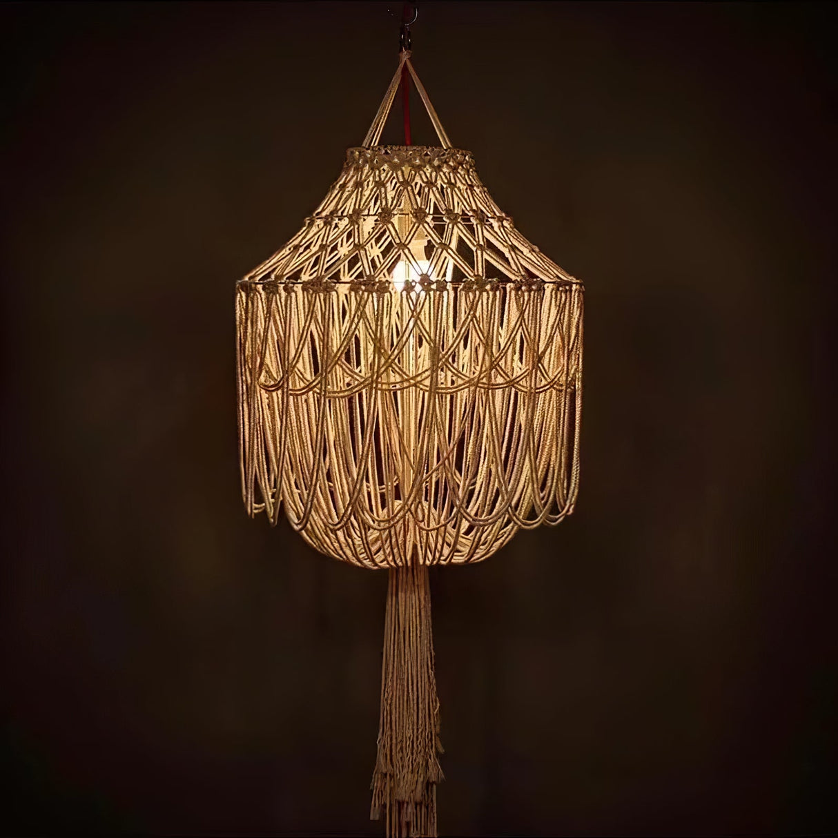 Boho Fringe Chandelier
