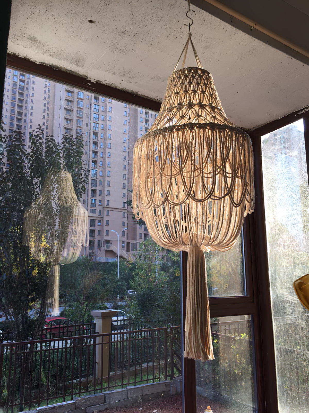 Boho Fringe Chandelier