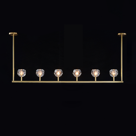 Crystal Ball Linear Chandelier