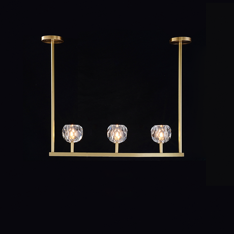 Crystal Ball Linear Chandelier