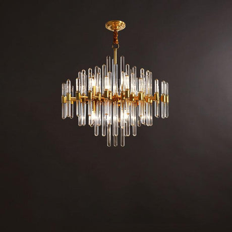 Crystal Rod Chandelier
