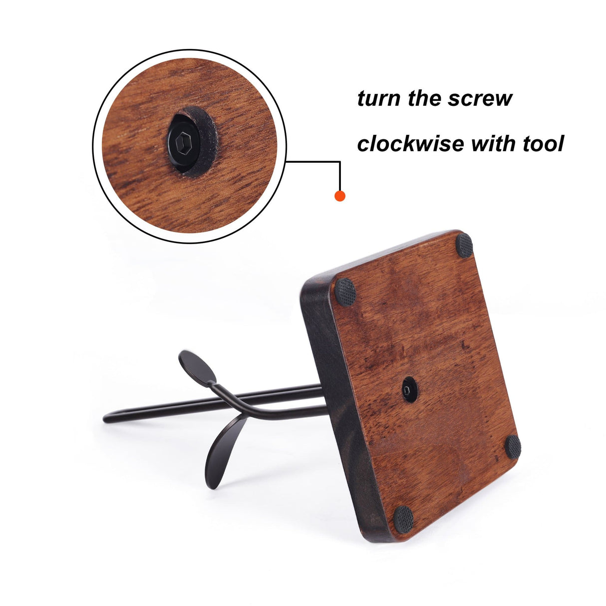 Rustic Wooden Paper Towel Holder