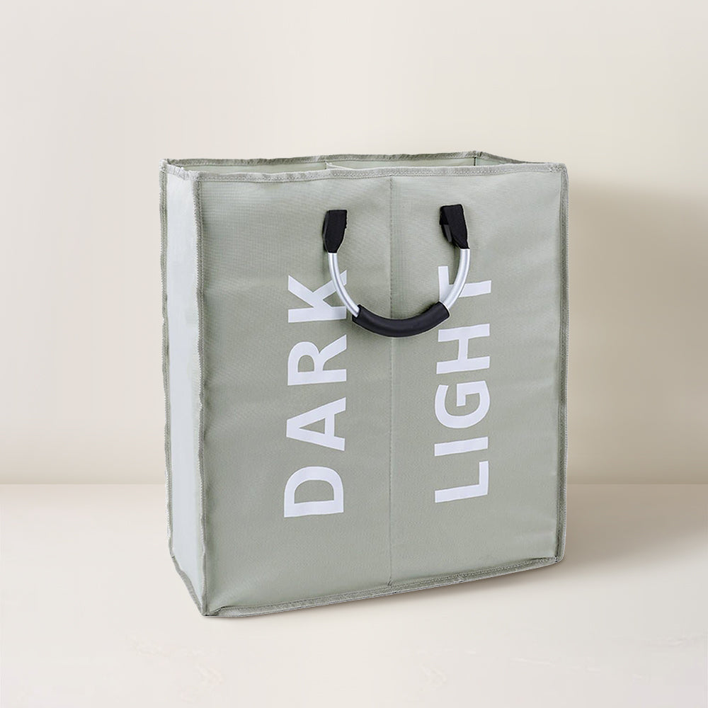 Grey Collapsible Laundry Basket