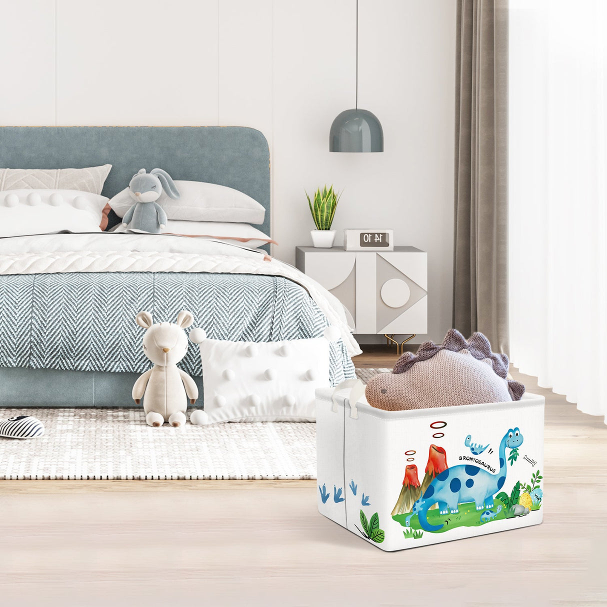 Simple Dinosaur Collapsible Storage Basket