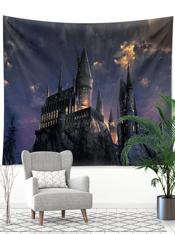 Cactus Print Tapestry