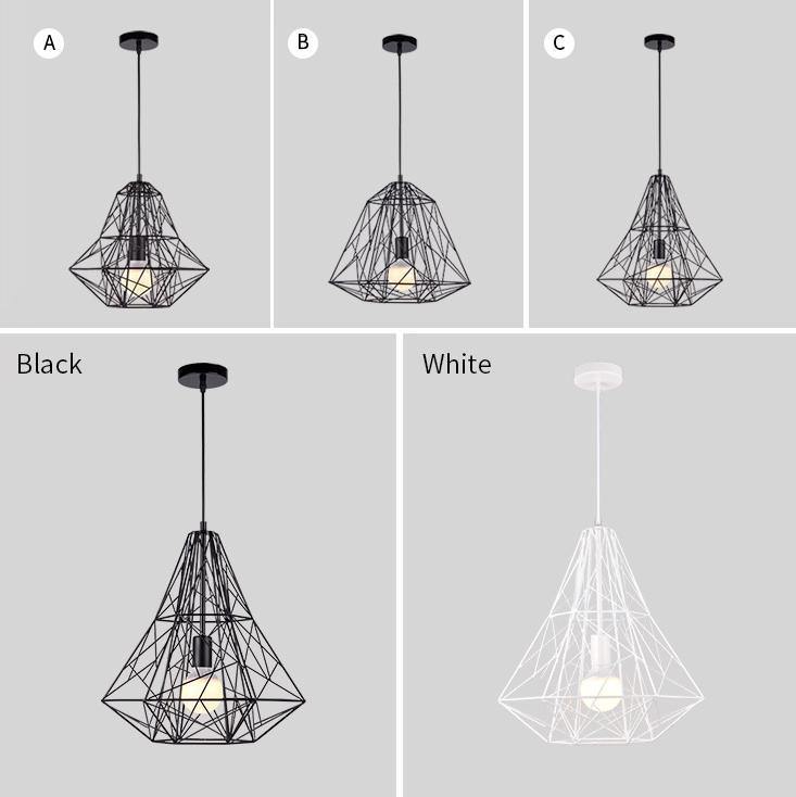 Cage Light Frame Pendant