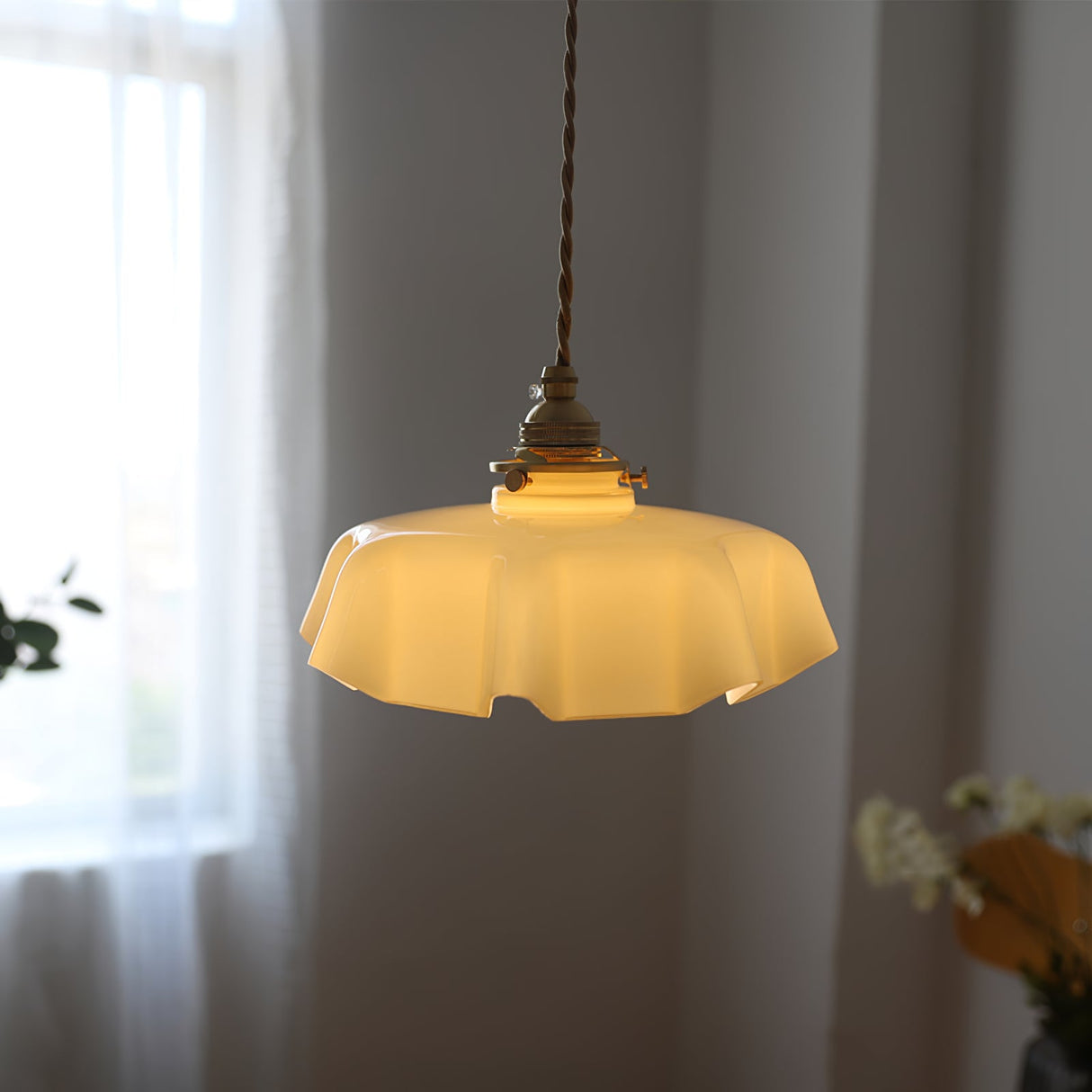 Mint Green French Pendant Lamp