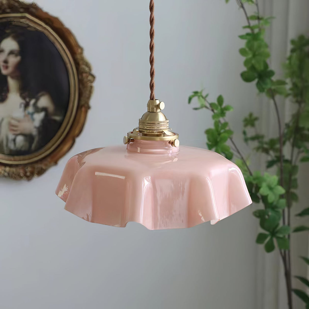 Mint Green French Pendant Lamp