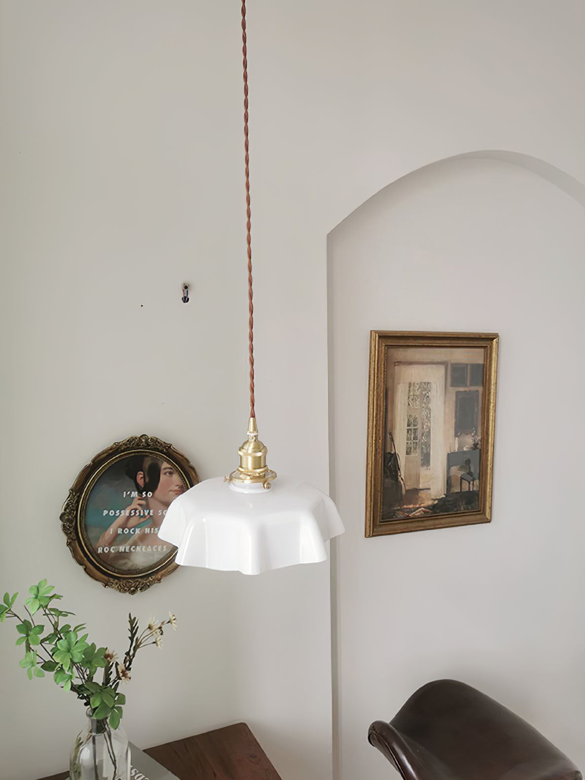 Mint Green French Pendant Lamp