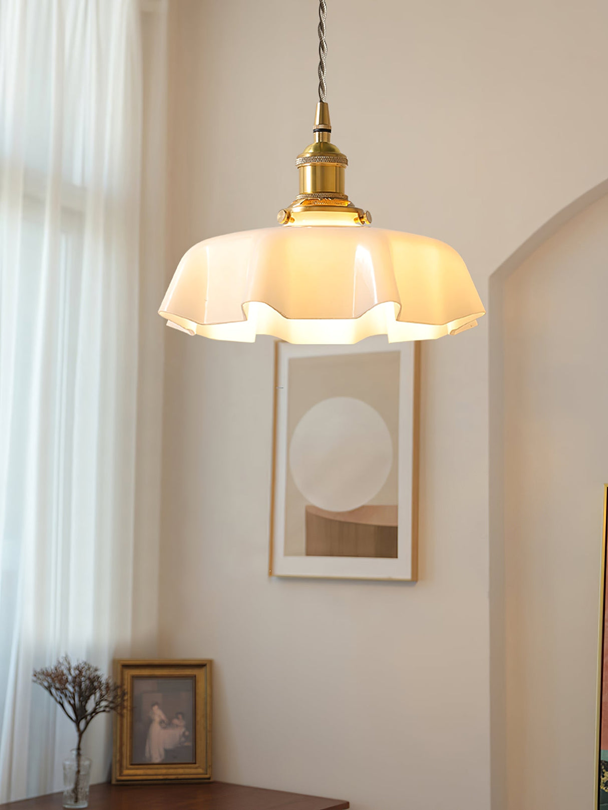 Mint Green French Pendant Lamp