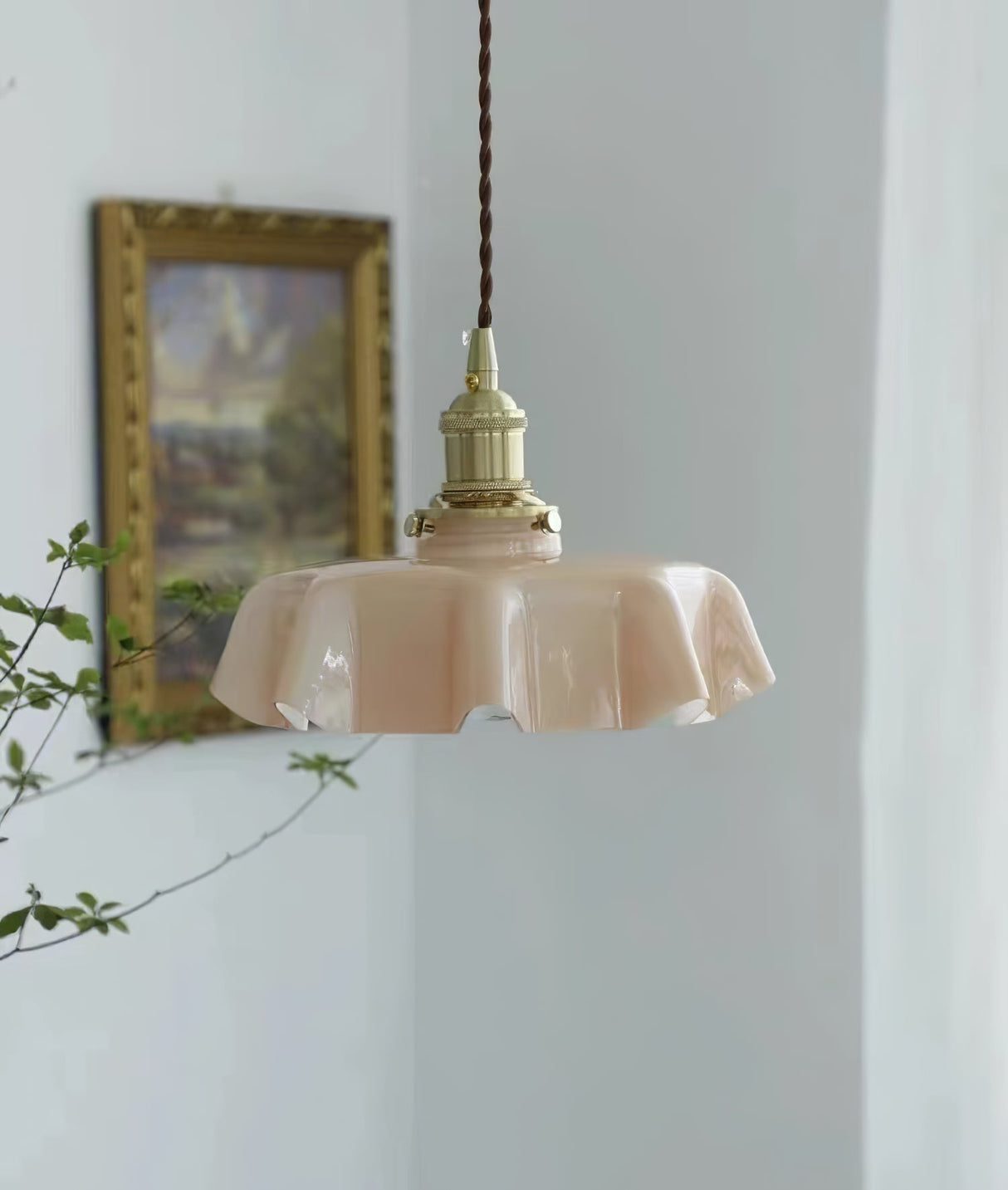 Mint Green French Pendant Lamp