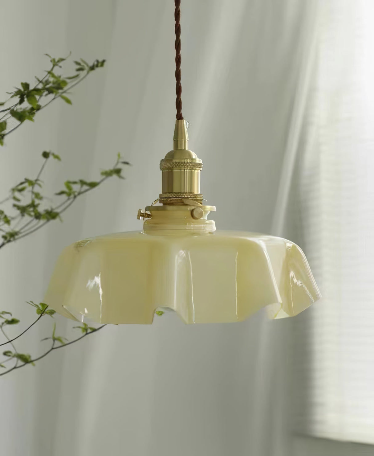 Mint Green French Pendant Lamp