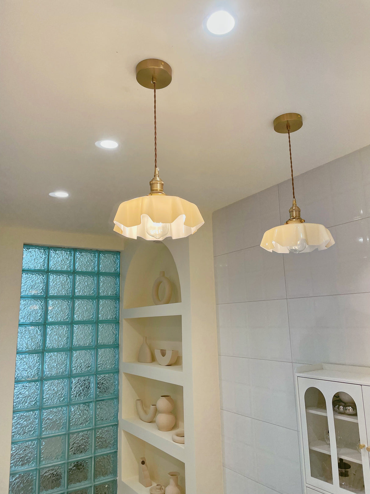 Mint Green French Pendant Lamp