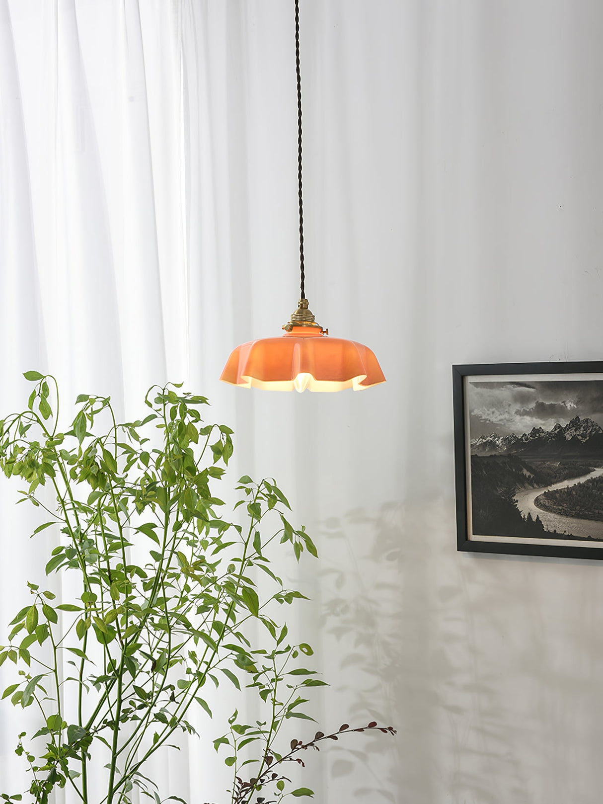 Mint Green French Pendant Lamp