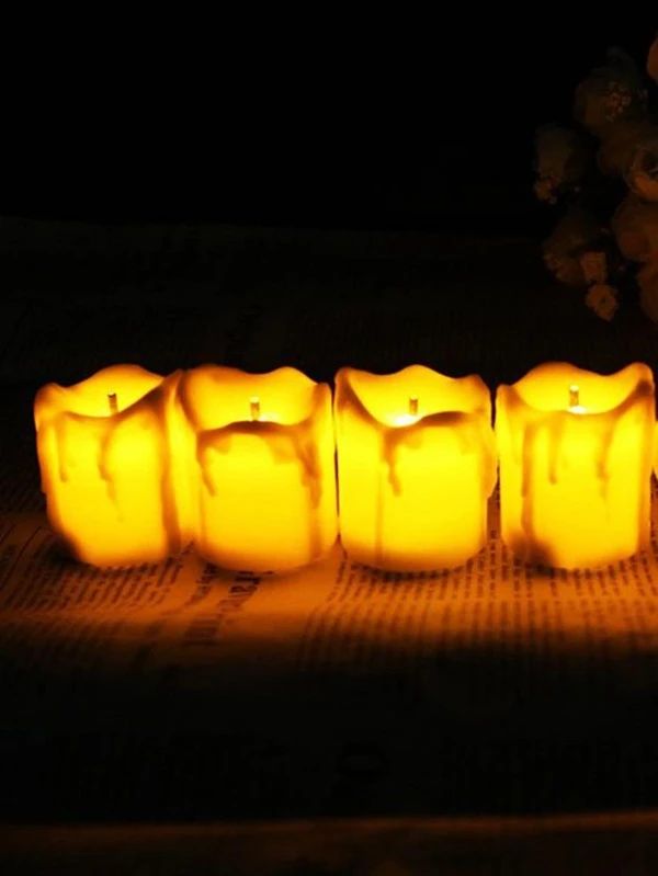Candle Shaped Design Light 12pcs