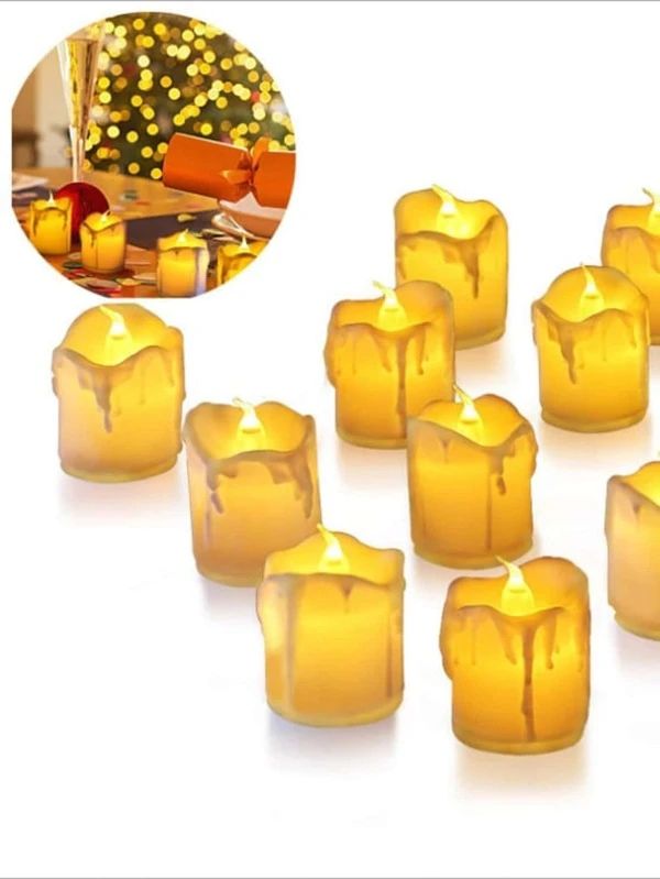 Candle Shaped Design Light 12pcs