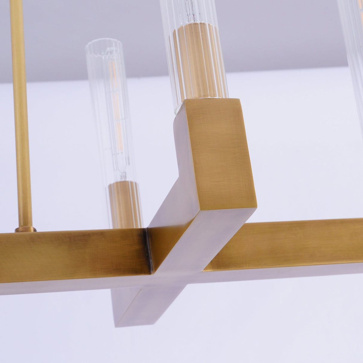 Brass Linear Chandeliers