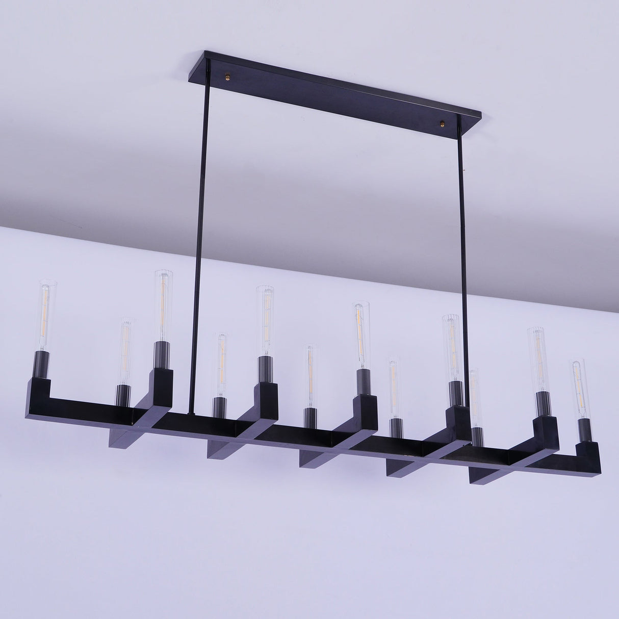 Brass Linear Chandeliers