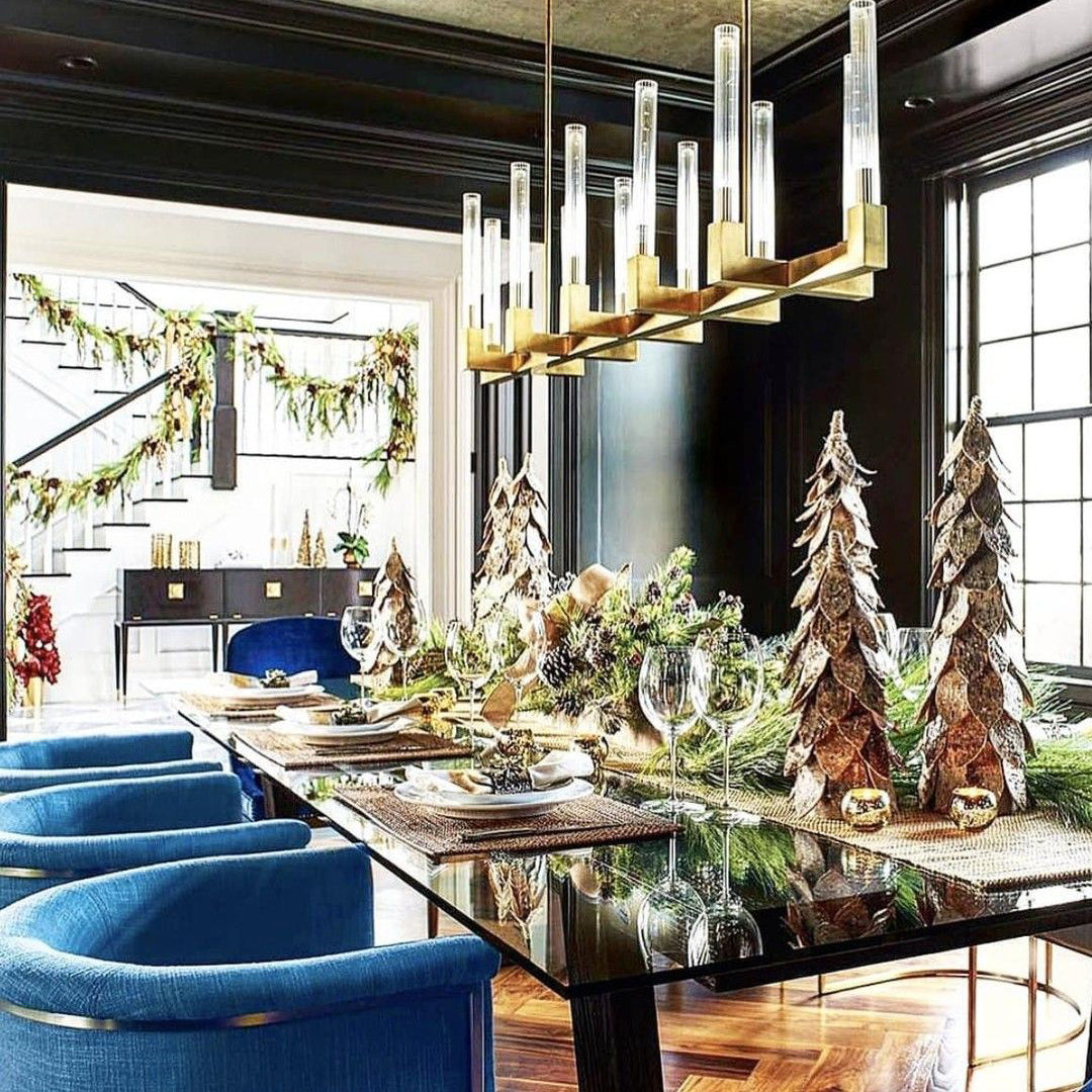 Brass Linear Chandeliers